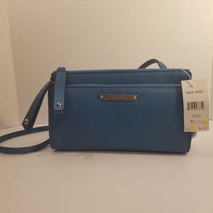 BLUE Nine West Tassle Purse